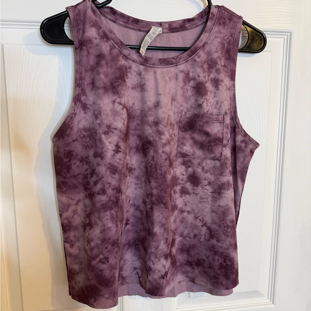 RBX Purple Crop Tank Top Relaxed Fit